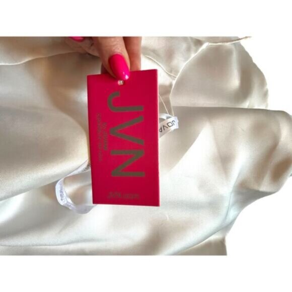 NWT - JVN by JOVANI Ivory Dress - Size 10 - Picture 11 of 16